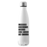 Bouteille isotherme à Personnaliser avec VOTRE VILLE - Cadeau Drole et Personnalisable - Cadeau Personnalisable - Cadeaux-Positifs.com -Blanc-