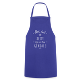 Tablier - Ketty est trop Géniale - 7 Coloris - Cadeau Original - Cadeau Personnalisable - Cadeaux-Positifs.com -bordeaux-taille unique-