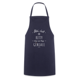 Tablier - Ketty est trop Géniale - 7 Coloris - Cadeau Original - Cadeau Personnalisable - Cadeaux-Positifs.com -bordeaux-taille unique-