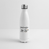 Bouteille isotherme - Dermato au Top - Sans BPA - Cadeau Durable - Cadeau Personnalisable - Cadeaux-Positifs.com -blanc-500 ml-