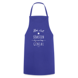 Tablier - Sébastien est trop Génial - 7 Coloris - Cadeau Original - Cadeau Personnalisable - Cadeaux-Positifs.com -noir-taille unique-