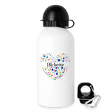 Gourde - Bichette (Coeur) - Sans BPA - Cadeau Unique & Tendre - Cadeau Personnalisable - Cadeaux-Positifs.com -blanc-500 ml-