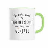 Mug - Une Chef de Produit trop Géniale - 6 Coloris - Cadeau Original - Cadeau Personnalisable - Cadeaux-Positifs.com -Vert-
