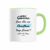 Mug - Merci Chauffeur - 6 Coloris - Cadeau Original - Cadeau Personnalisable - Cadeaux-Positifs.com -Bleu-
