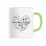 Mug - Got that Swing? - 6 Coloris - Cadeau Unique & Tendre - Cadeau Personnalisable - Cadeaux-Positifs.com -Vert-