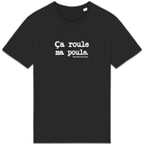 Tshirt - Ça roule ma poule - Anachronique - 10 Coloris - Cadeau Drôle - Cadeau Personnalisable - Cadeaux-Positifs.com -Noir-XS-