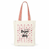 Tote Bag Premium - Le joli Bazar de Nelly - 2 Coloris - Cadeau Drôle - Cadeau Personnalisable - Cadeaux-Positifs.com -Rouge-