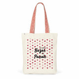 Tote Bag Premium - Le joli Bazar de Pascale - 2 Coloris - Cadeau Durable - Cadeau Personnalisable - Cadeaux-Positifs.com -Rouge-