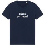 Tshirt - Salut ça boume? - Anachronique - 10 Coloris - Cadeau Drôle - Cadeau Personnalisable - Cadeaux-Positifs.com -Marine-XS-