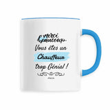 Mug - Merci Chauffeur - 6 Coloris - Cadeau Original - Cadeau Personnalisable - Cadeaux-Positifs.com -Bleu-