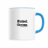 Mug - Nickel Chrome - Anachronique - 6 Coloris - Cadeau Drôle - Cadeau Personnalisable - Cadeaux-Positifs.com -Bleu-