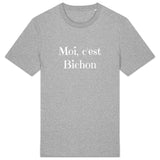T-Shirt - Moi c'est Bichon - Coton Bio - 8 Coloris - Cadeau Original - Cadeau Personnalisable - Cadeaux-Positifs.com -Gris-XS-