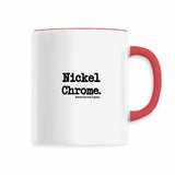 Mug - Nickel Chrome - Anachronique - 6 Coloris - Cadeau Drôle - Cadeau Personnalisable - Cadeaux-Positifs.com -Rouge-