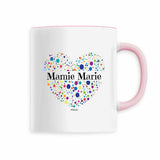 Mug - Mamie Marie - 6 Coloris - Cadeau Unique & Tendre - Cadeau Personnalisable - Cadeaux-Positifs.com -Rose-