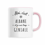 Mug - Albane est trop Géniale - 6 Coloris - Cadeau Original - face_3