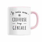 Mug - Une Coiffeuse trop Géniale - 6 Coloris - Cadeau Original - Cadeau Personnalisable - Cadeaux-Positifs.com -Rose-