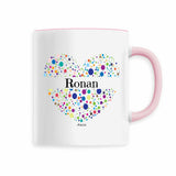 Mug - Ronan (Coeur) - 6 Coloris - Cadeau Unique & Tendre - Cadeau Personnalisable - Cadeaux-Positifs.com -Blanc-