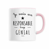 Mug - Un Responsable trop Génial - 6 Coloris - Cadeau Original - Cadeau Personnalisable - Cadeaux-Positifs.com -Noir-
