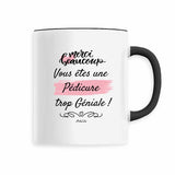 Mug - Merci, vous êtes une Pédicure trop Géniale - 6 Coloris - Cadeau Personnalisable - Cadeaux-Positifs.com -Noir-