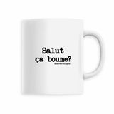 Mug - Salut ça boume? - Anachronique - 6 Coloris - Cadeau Drôle - Cadeau Personnalisable - Cadeaux-Positifs.com -Blanc-