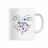 Mug - Ronan (Coeur) - 6 Coloris - Cadeau Unique & Tendre - Cadeau Personnalisable - Cadeaux-Positifs.com -Blanc-
