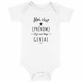 Body - XXX est trop Génial - Coton Bio - 3 Coloris - Cadeau Personnalisable - Cadeau Personnalisable - Cadeaux-Positifs.com -0-3 Mois-Blanc-