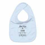 Bavoir - Alma est trop Géniale - 3 Coloris - Cadeau Original - Cadeau Personnalisable - Cadeaux-Positifs.com -Bleu-Taille unique-
