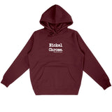 Sweat à capuche - Nickel Chrome - Anachronique - 5 Coloris - Cadeau Drôle - Cadeau Personnalisable - Cadeaux-Positifs.com -Bordeaux-S-