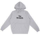 Sweat à capuche - Top Moumoute - Anachronique - 5 Coloris - Cadeau Drôle - Cadeau Personnalisable - Cadeaux-Positifs.com -Gris-S-