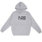 Sweat à capuche - La classe à Dallas - Anachronique - Cadeau Original - face_gris