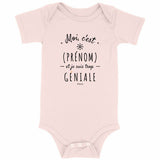 Body - XXX est trop Géniale - Coton Bio - 3 Coloris - Cadeau Personnalisable - Cadeau Personnalisable - Cadeaux-Positifs.com -0-3 Mois-Rose-