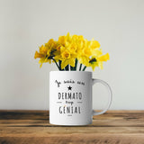 Mug - Un Dermato trop Génial - 6 Coloris - Cadeau Unique - Cadeau Personnalisable - Cadeaux-Positifs.com -Bleu-