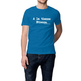 Tshirt - A la tienne Etienne - Anachronique - 10 Coloris - Cadeau Drôle - Cadeau Personnalisable - Cadeaux-Positifs.com -Bleu-XS-