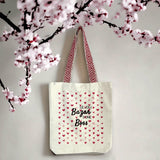 Tote Bag Premium - Le joli Bazar d'une Boss - 2 Coloris - Durable - Cadeau Personnalisable - Cadeaux-Positifs.com -Rouge-