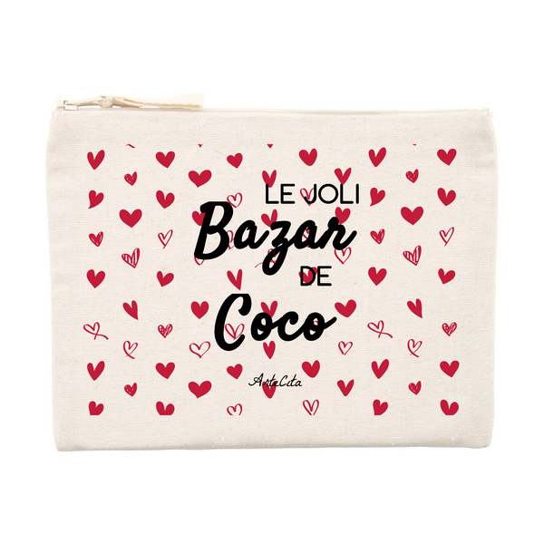 Pochette - Le joli Bazar de Coco - Cadeau Durable & Original - Cadeau Personnalisable - Cadeaux-Positifs.com -Unique-Beige-