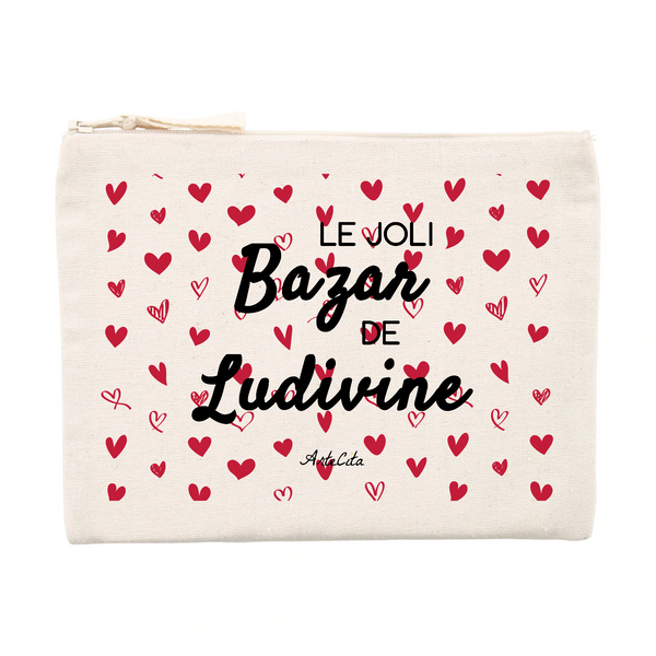 Pochette - Le joli Bazar de Ludivine - Cadeau Durable & Original - Cadeau Personnalisable - Cadeaux-Positifs.com -Unique-Beige-