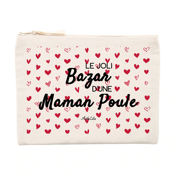 Pochette - Le joli Bazar d'une Maman Poule - Cadeau Durable - Cadeau Personnalisable - Cadeaux-Positifs.com -Unique-Beige-