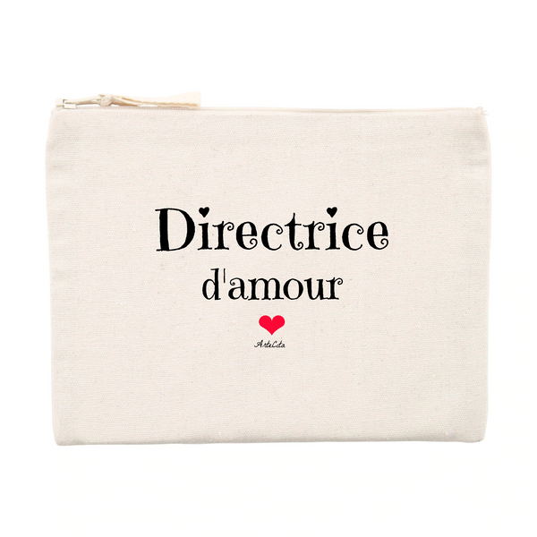 Pochette - Directrice d'amour - Matières recyclées - Cadeau Original - Cadeau Personnalisable - Cadeaux-Positifs.com -Unique-Beige-
