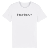T-Shirt - Futur Papy - Coton Bio - 7 Coloris - Cadeau Original - Cadeau Personnalisable - Cadeaux-Positifs.com -XS-Marine-