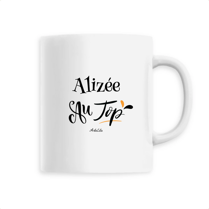 Cadeau anniversaire : Mug - Alizée au Top - 6 Coloris - Cadeau Original - Cadeau Personnalisable - Cadeaux-Positifs.com -Unique-Blanc-