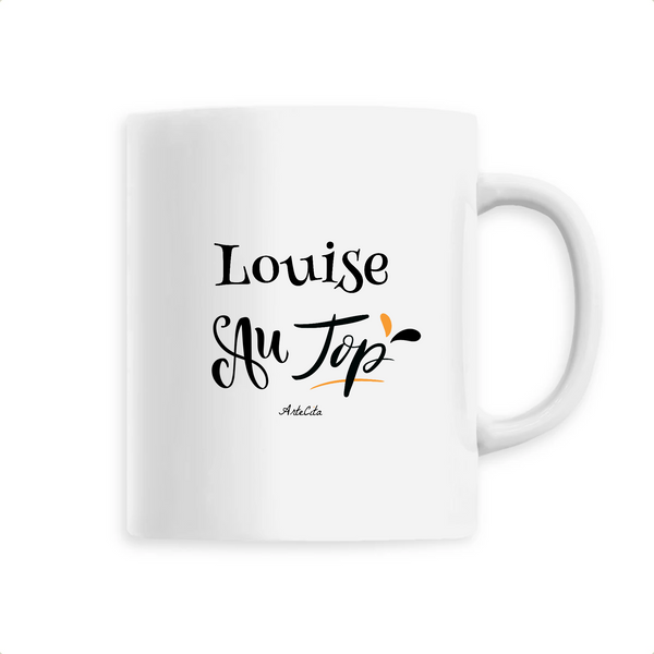 Mug - Louise au Top - 6 Coloris - Cadeau Original - Cadeau Personnalisable - Cadeaux-Positifs.com -Unique-Blanc-