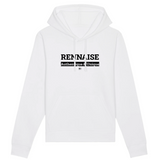 Sweat à Capuche - Rennaise - Coton Bio - 5 Coloris - Cadeau Original - Cadeau Personnalisable - Cadeaux-Positifs.com -XS-Blanc-