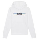 Sweat à capuche - Année 1993 - Coton Bio - 5 Coloris - Cadeau Original - Cadeau Personnalisable - Cadeaux-Positifs.com -XS-Blanc-