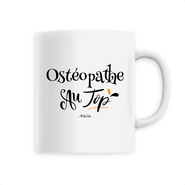 Mug - Ostéopathe au Top - 6 Coloris - Cadeau Original - Cadeau Personnalisable - Cadeaux-Positifs.com -Unique-Blanc-