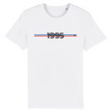 T-Shirt - Année 1995 - Coton Bio - 7 Coloris - Cadeau Original - Cadeau Personnalisable - Cadeaux-Positifs.com -XS-Blanc-