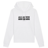 Sweat à Capuche - Alsacien - Coton Bio - 5 Coloris - Cadeau Original - Cadeau Personnalisable - Cadeaux-Positifs.com -XS-Blanc-