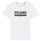 T-Shirt - Picard - Coton Bio - 7 Coloris - Cadeau Original - Cadeau Personnalisable - Cadeaux-Positifs.com -XS-Blanc-