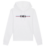 Sweat à capuche - Année 1985 - Coton Bio - 5 Coloris - Cadeau Original - Cadeau Personnalisable - Cadeaux-Positifs.com -XS-Blanc-