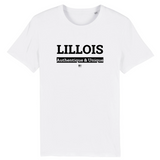 T-Shirt - Lillois - Coton Bio - 7 Coloris - Cadeau Original - Cadeau Personnalisable - Cadeaux-Positifs.com -XS-Indigo-