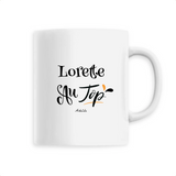 Mug - Lorette au Top - 6 Coloris - Cadeau Original - Cadeau Personnalisable - Cadeaux-Positifs.com -Unique-Blanc-